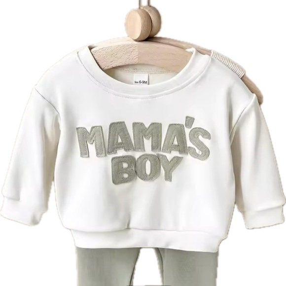 Other - New baby boy’s ‘Mama's Boy' Outfit 6-9 months